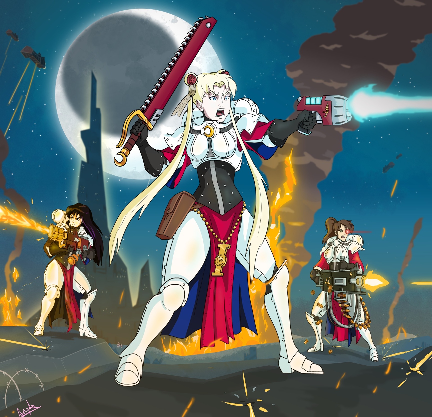 Adepta Sororitas Sailor Moon Crossover