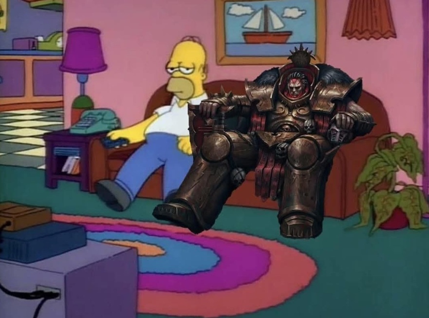 Angron and Homer would be BFFs