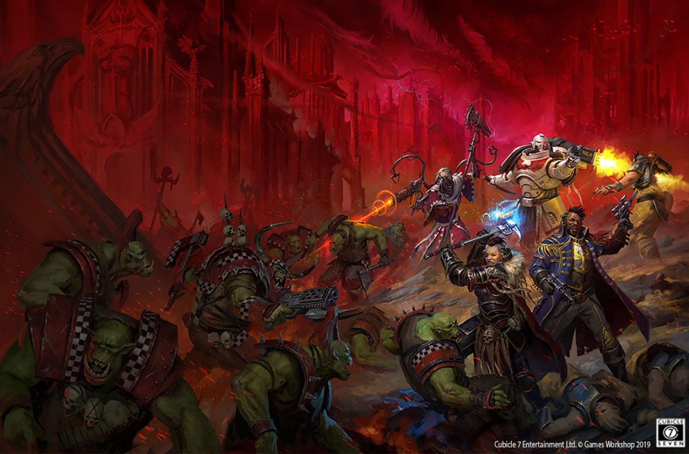 Orks Versus Imperium of Man