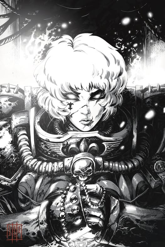 Sisters of Battle Fantastic Drawing