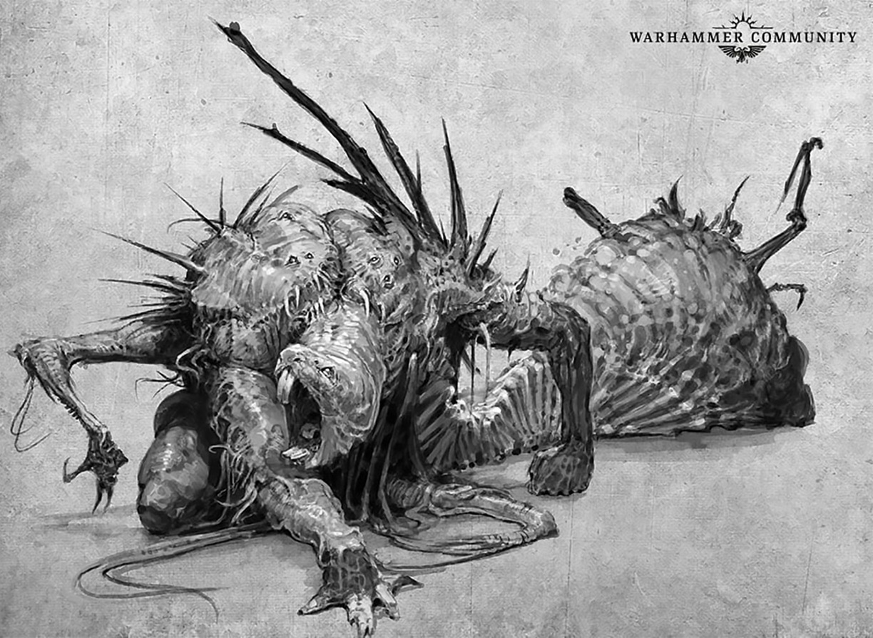 Sump Monster Warhammer Art