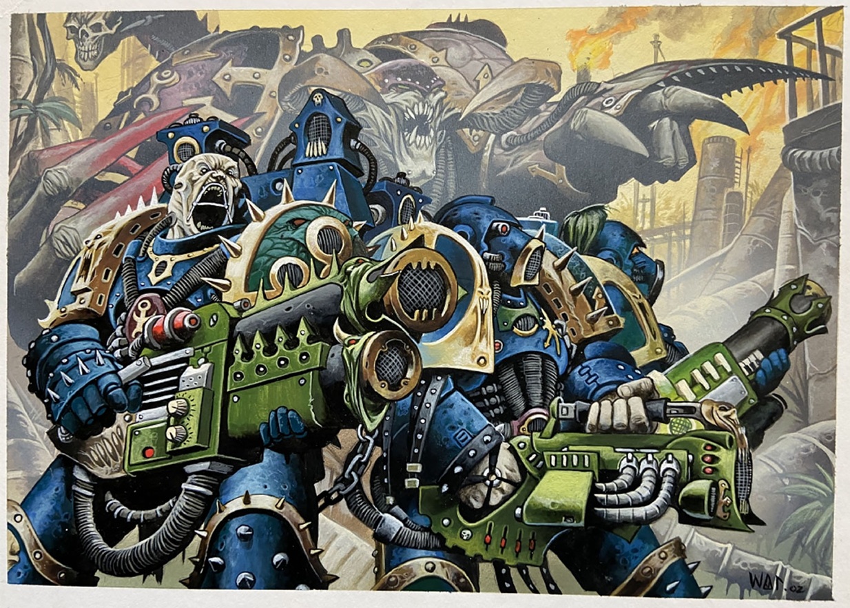 Noise Marines Warhammer Art