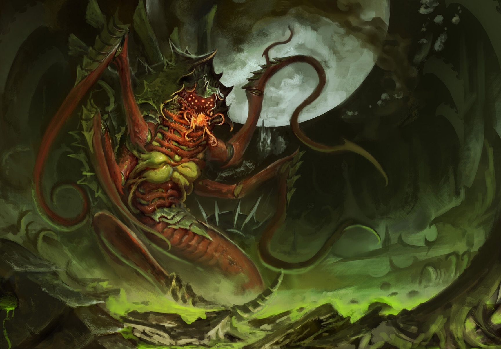 Venomthrope Tyranid Warhammer Artwork