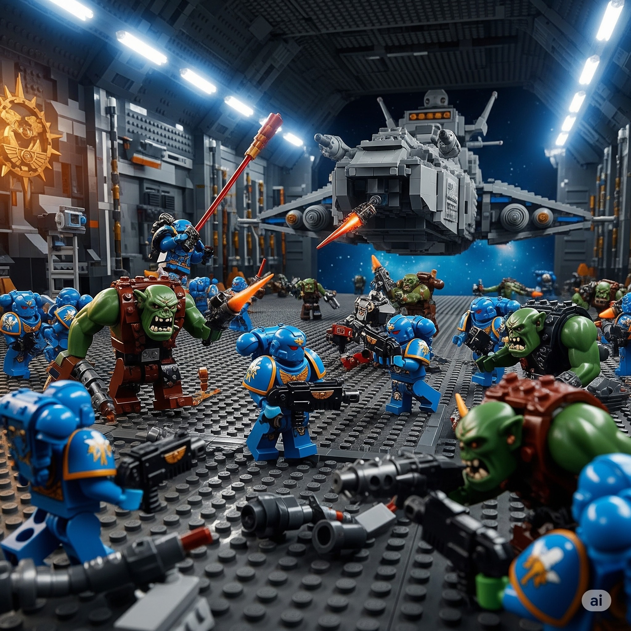Warhammer 40k lego, Hear me out
