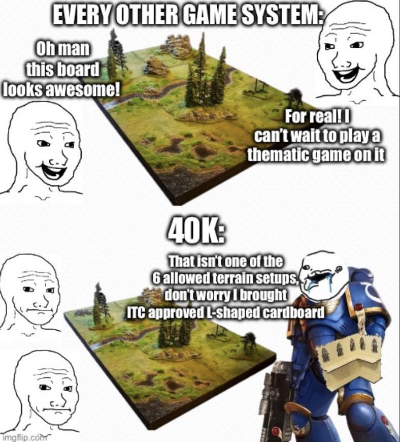 every other game system then there is 40k