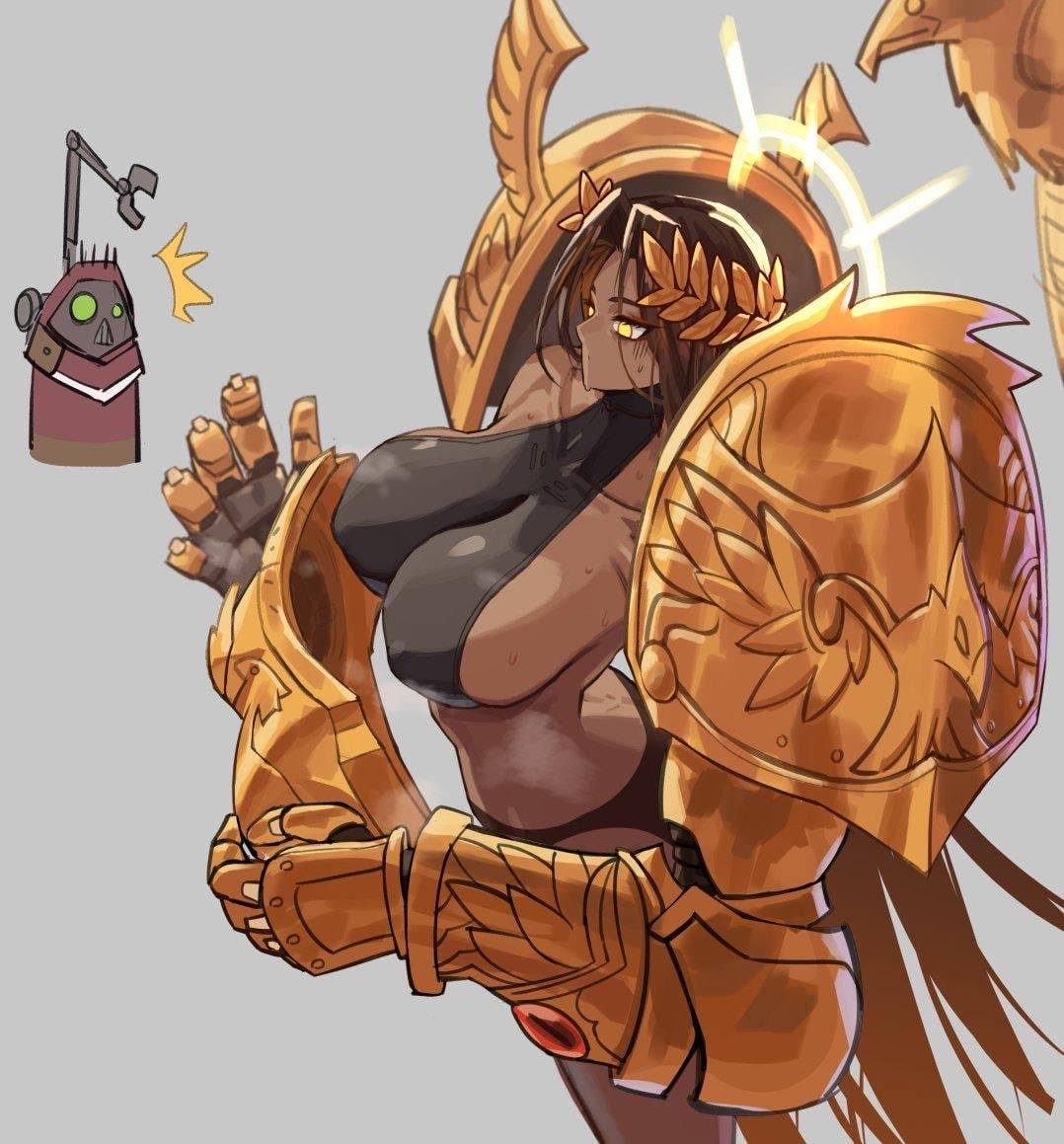 Woman emperor of mankind art LOL
