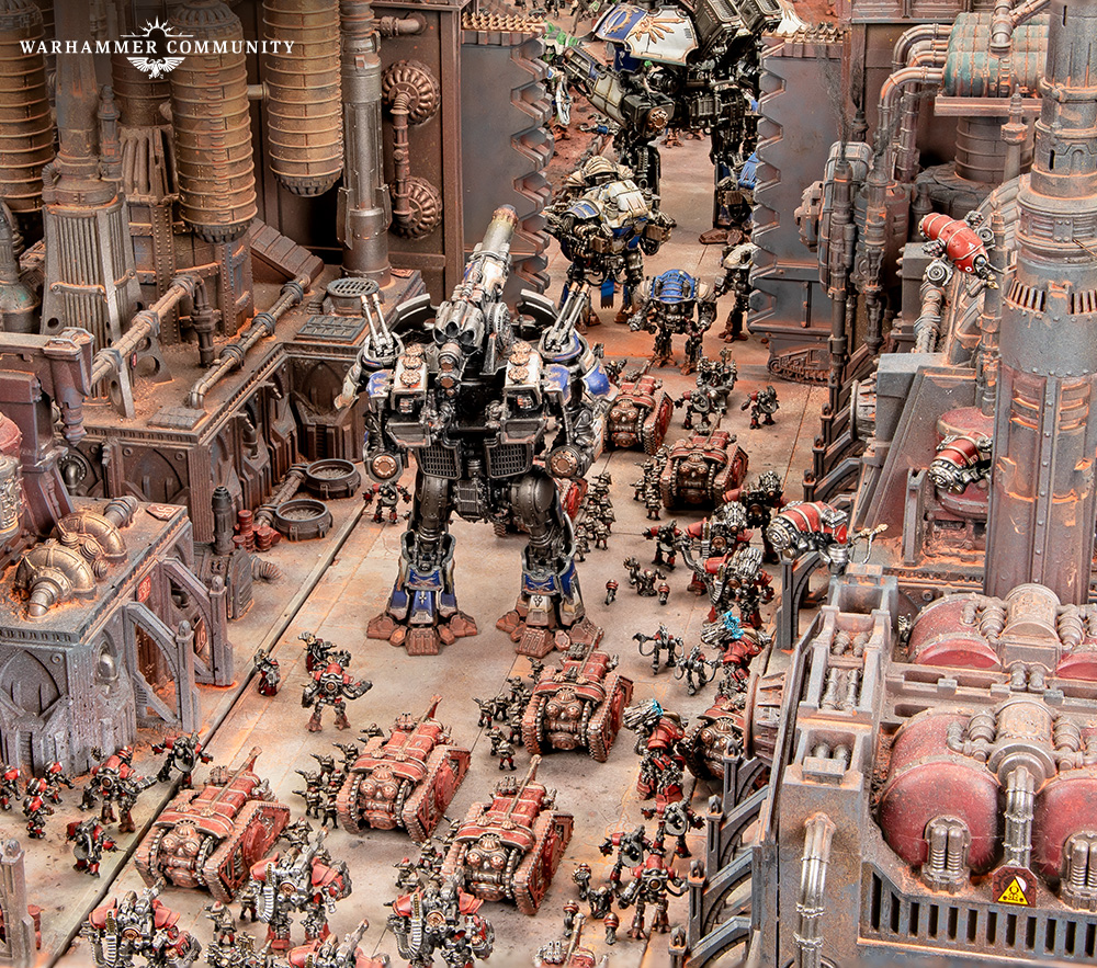 Battle of Magma City Warhammer 40k Diorama