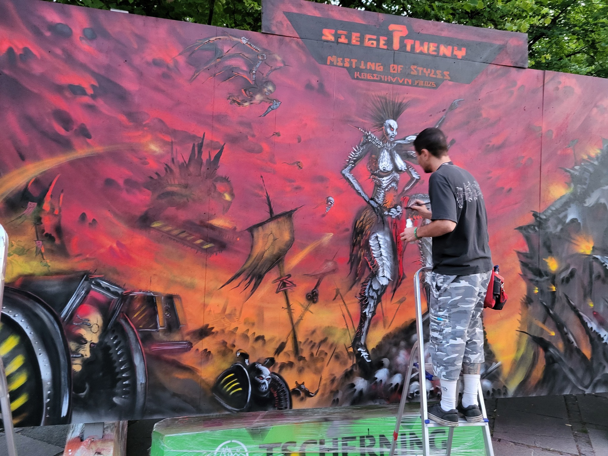 John Blanche inspired artist Copenhagen