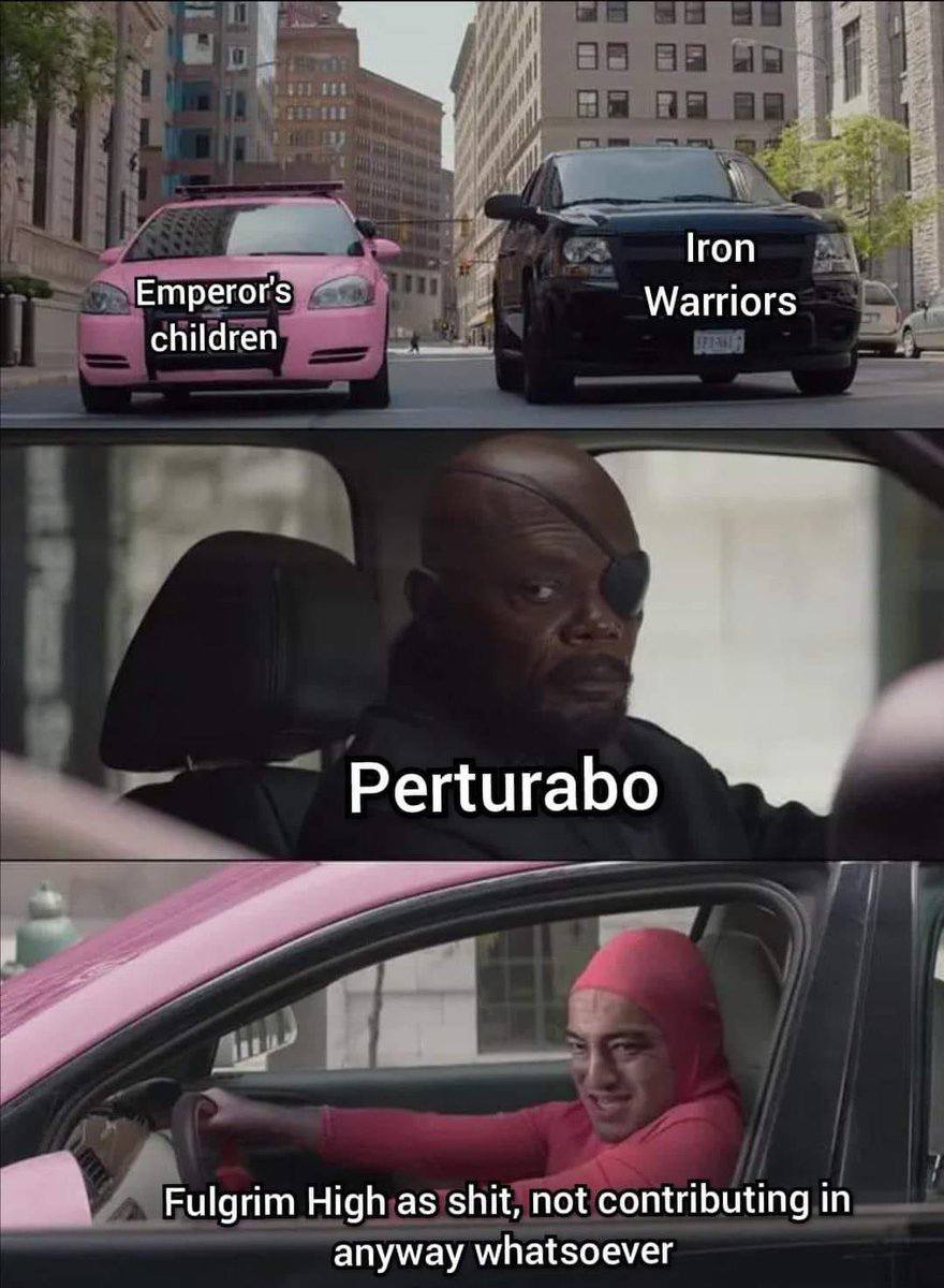 Emperors Children Versus Iron Warriors Warhammer Meme