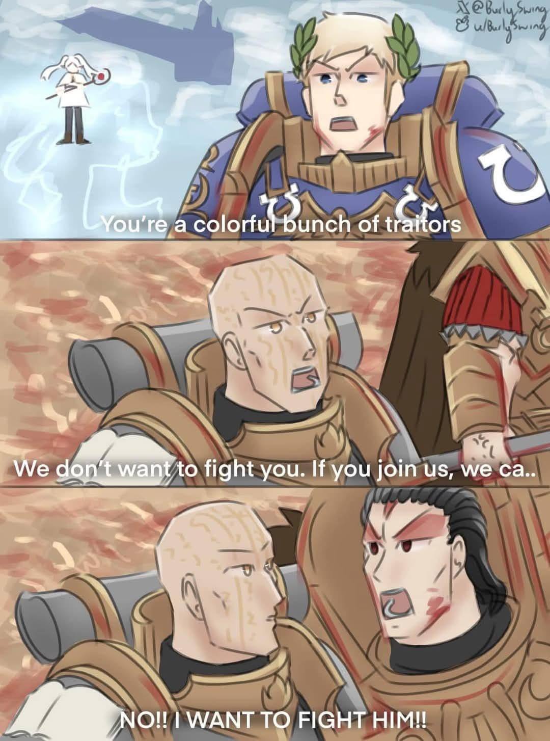 No!!! I want to fight him!