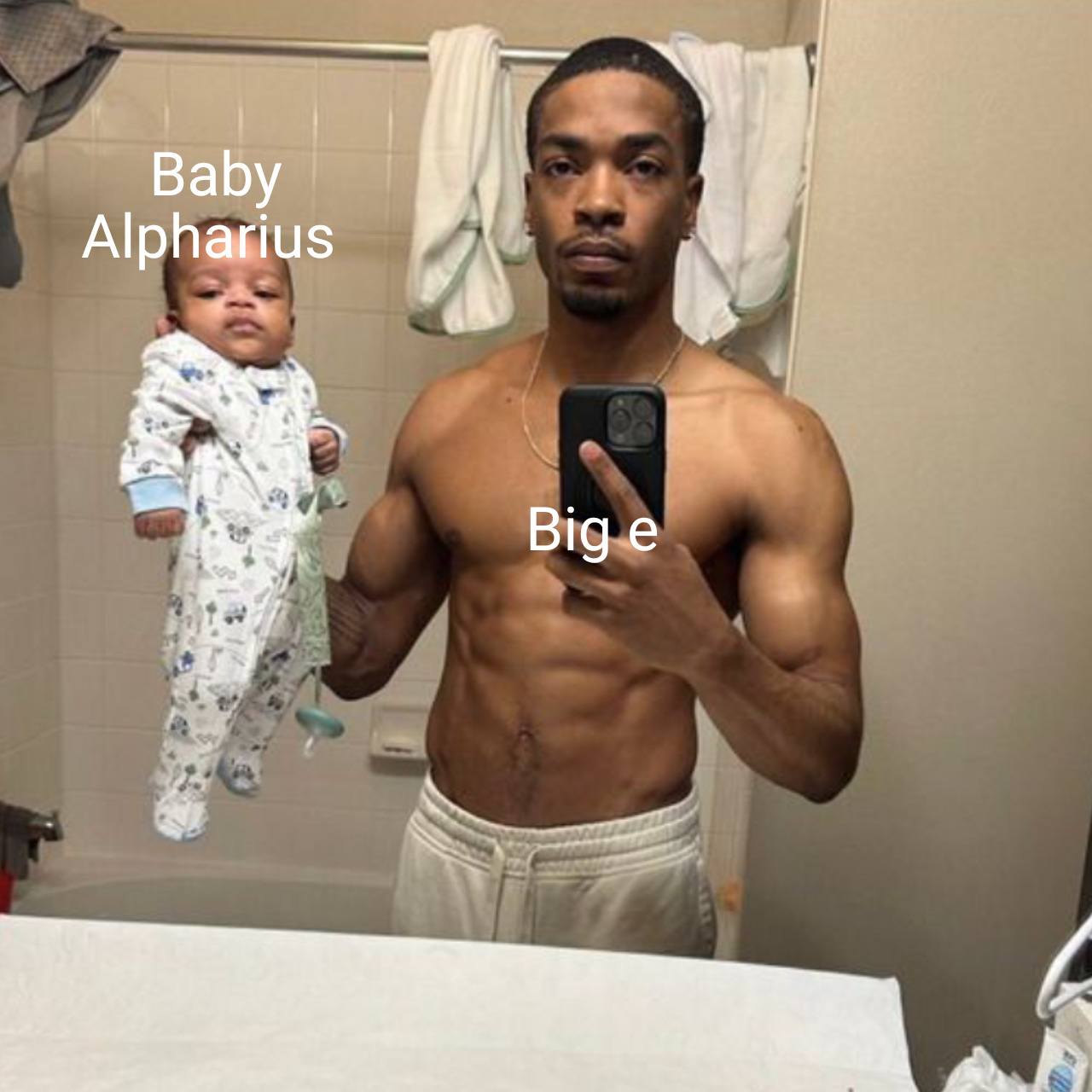 Big E and Baby Alpharius