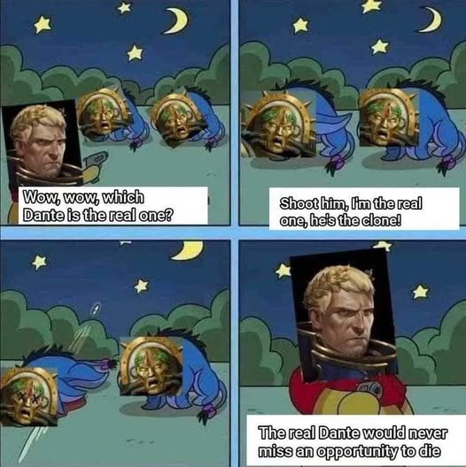 Poor Dante...