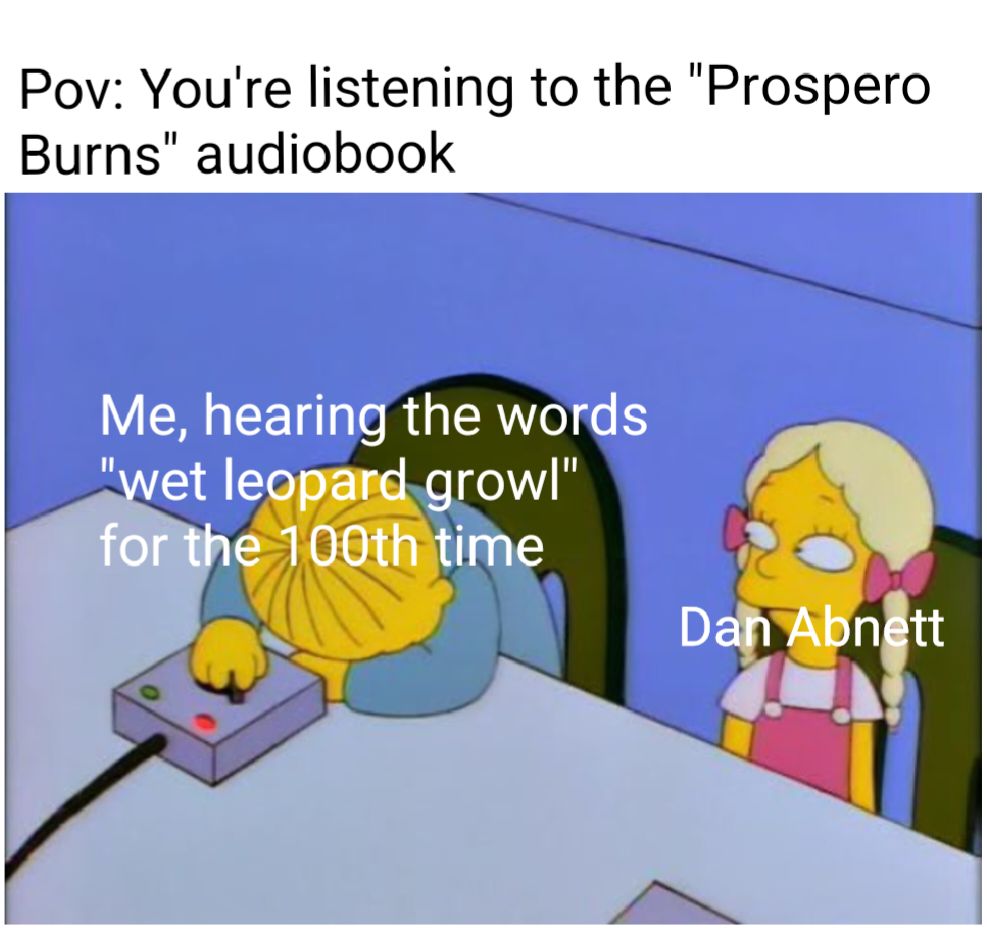 Hearing funny words by Dan Abnett books