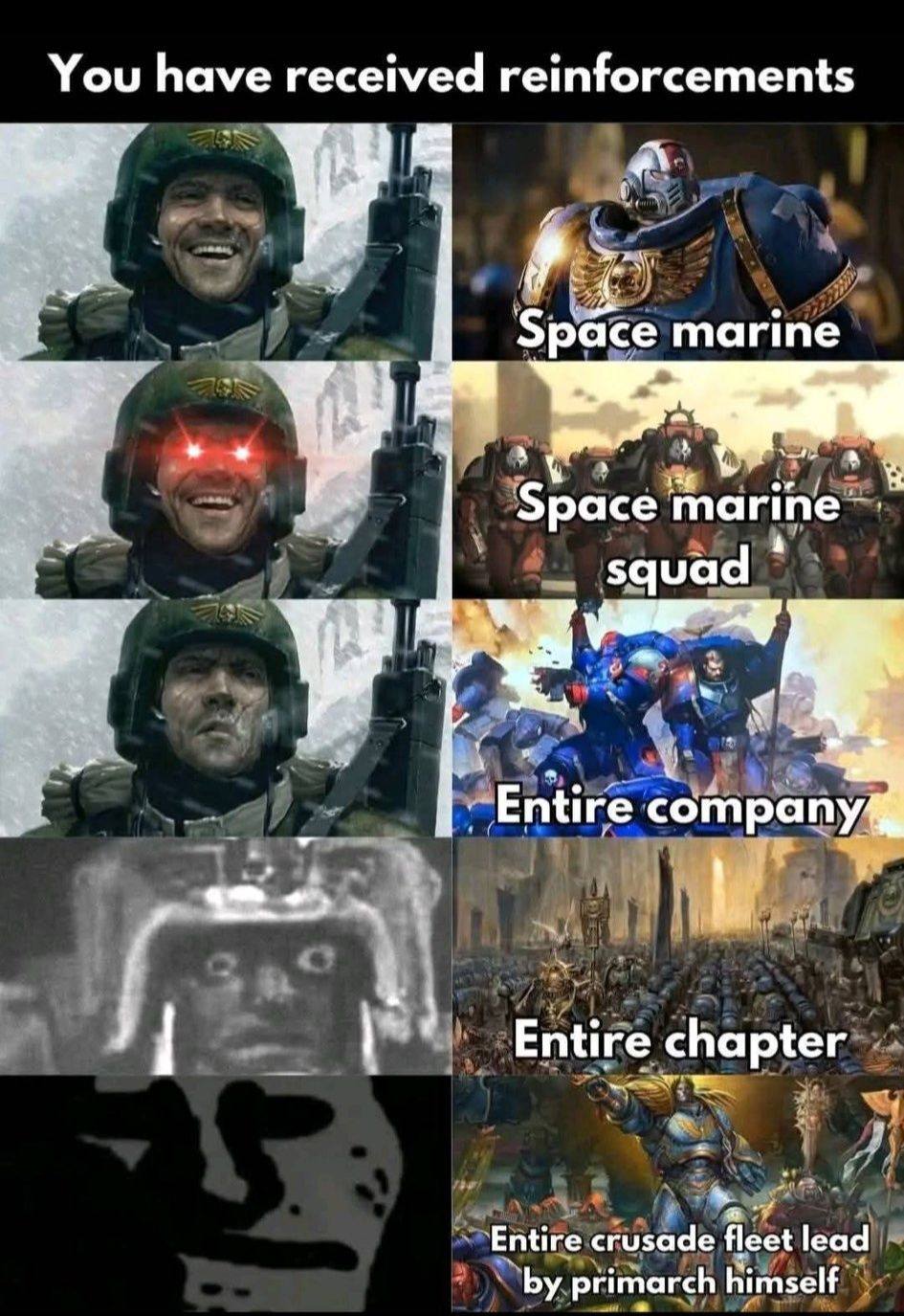 And then a Grey Knight and custodes shows up...