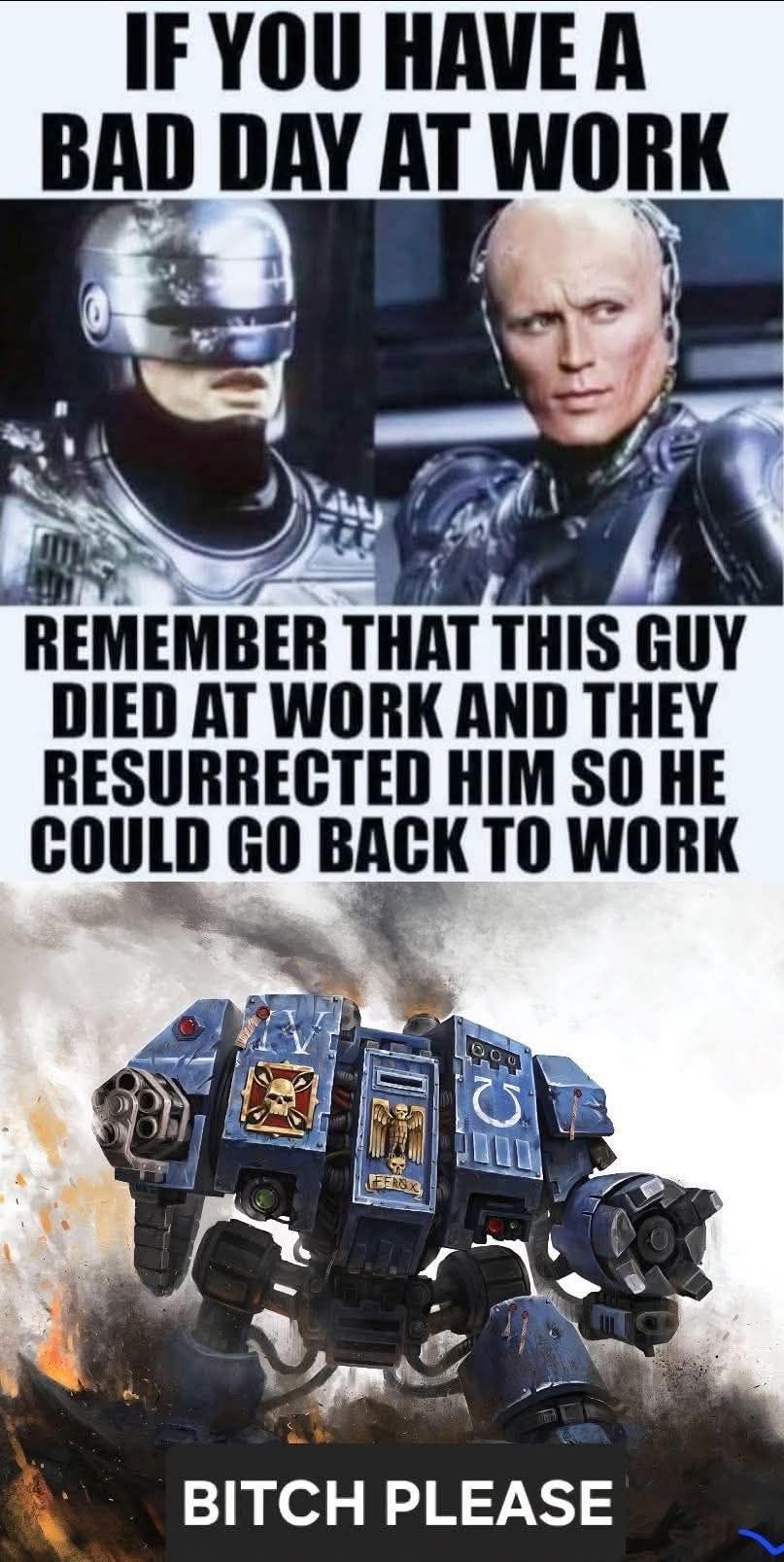 If you had a bad day at work...