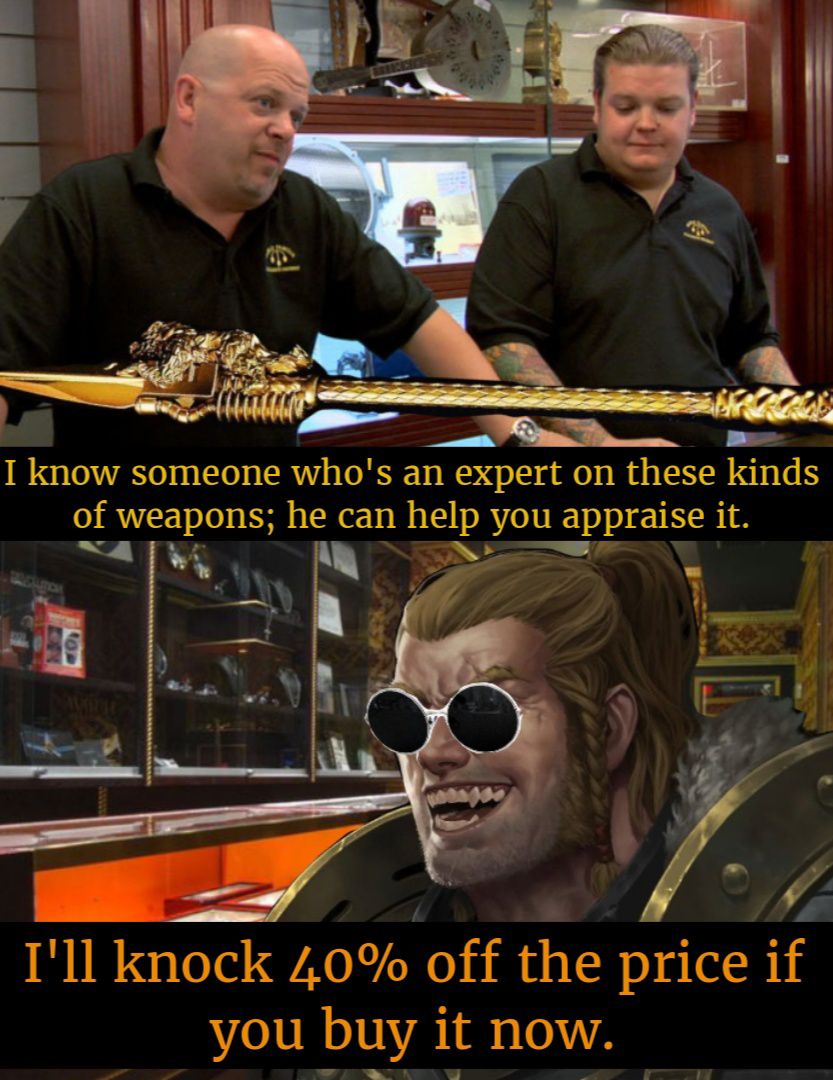 I'll knock 40% off the price if you buy it now
