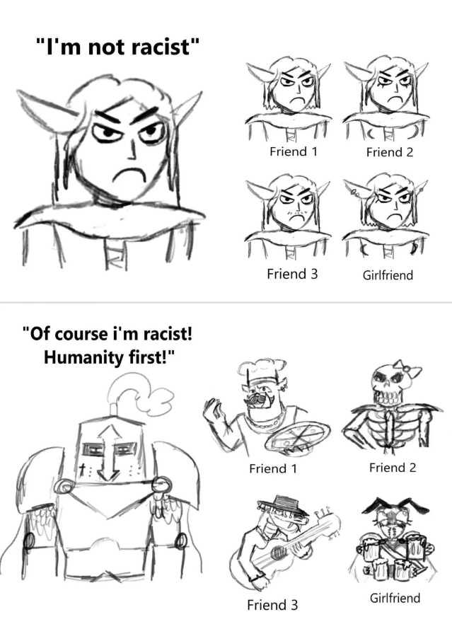 I'm not racist