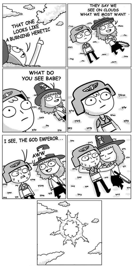 I see the God Emperor