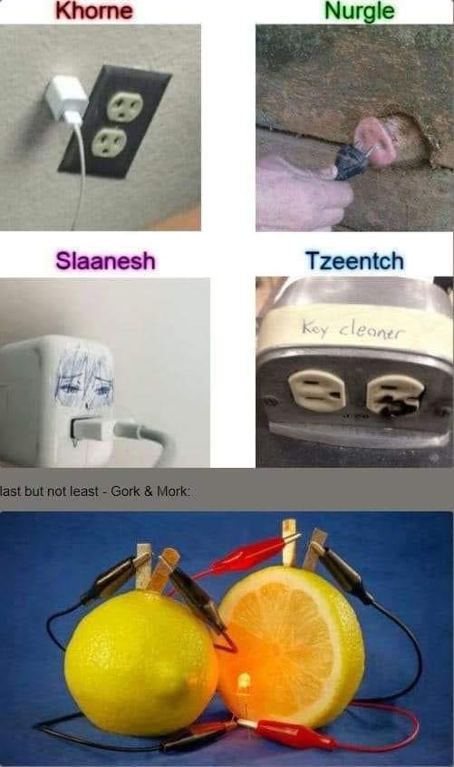 So, basically the only one that actually works is Slaanesh...?