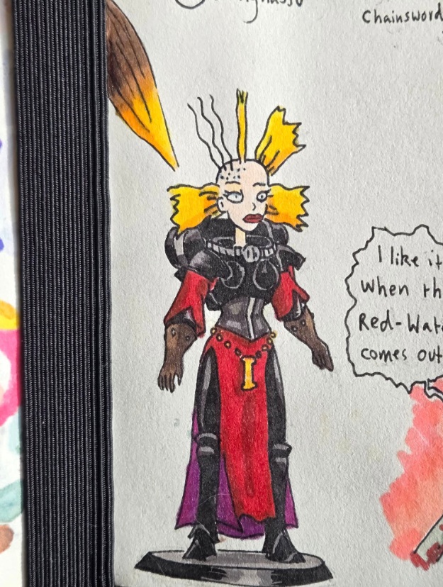 Cynthia Doll From Rugrats, Adepta Sororitas Inspired Art