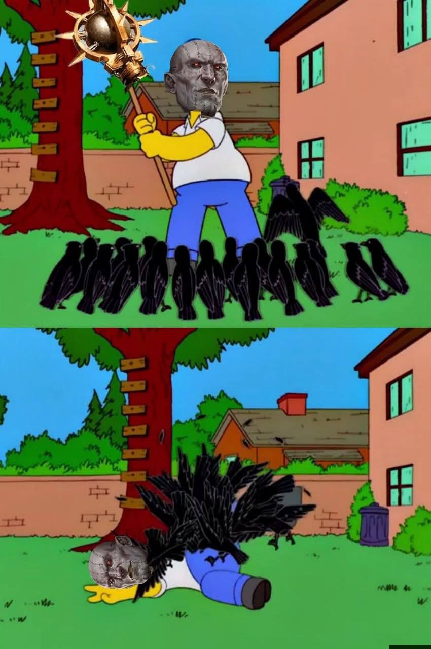 Erebus & Simpsons Warhammer 40k Meme