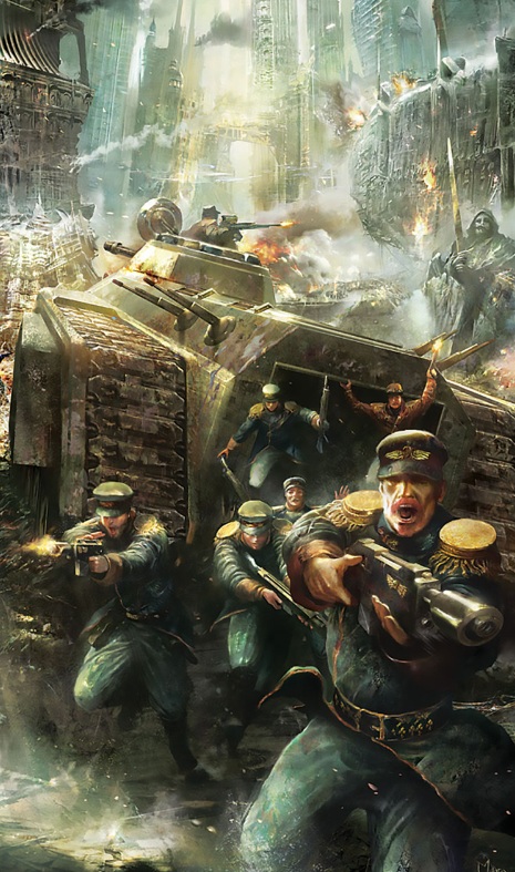Mordian Iron Guard Warhammer 40k Art