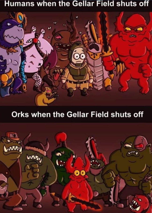 When the Gellar Field shuts off...