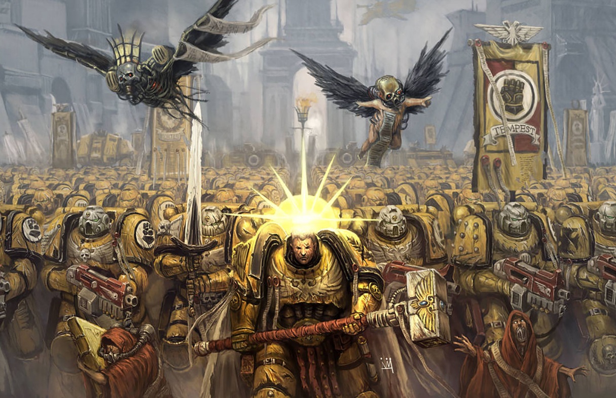 Darnath Lysander and the Imperial Fists Army