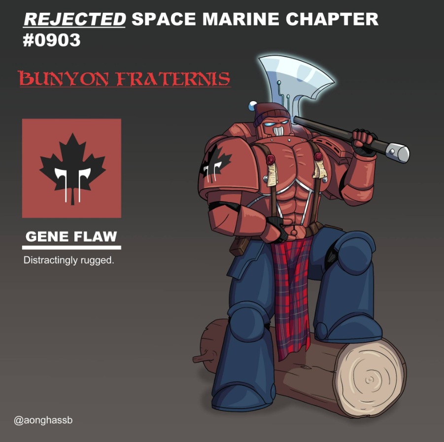 Rejected Space Marine Chapter