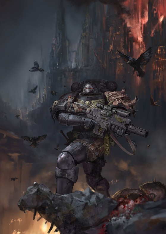 Raven Guard Warhammer 40k Art