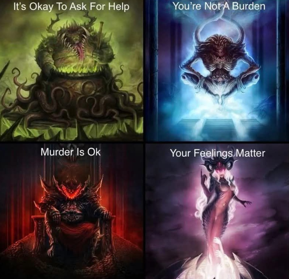 Good advice from the Chaos Gods, Warhammer Meme