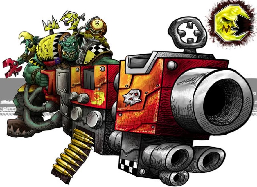 Bad Moons Ork Flash Gitz Artwork