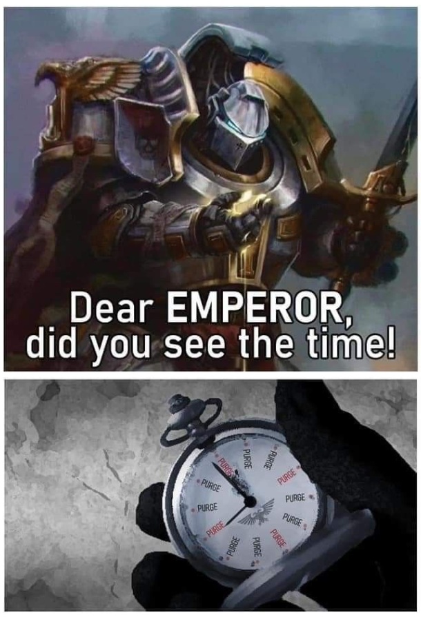 Dear Emperor, Did you see the time?