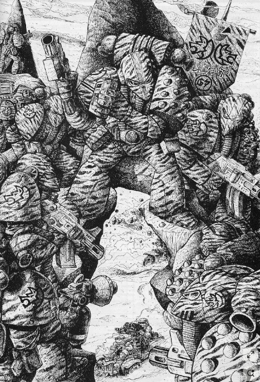 Space Wolves Space Marines Oldhammer Art