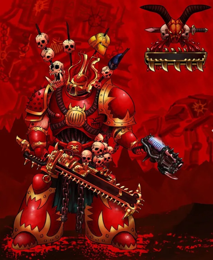 Khorne Berzerker Warhammer 40k Art
