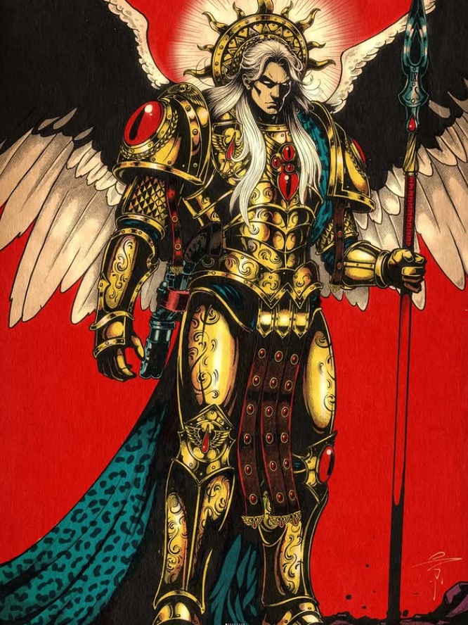 Sanguinius Comic Book Style