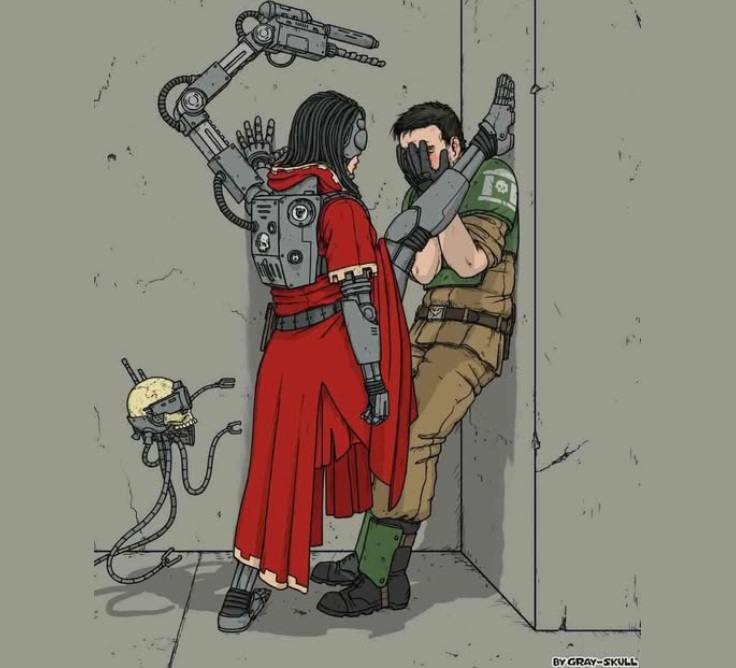 You'll lose your hand with those clanker girls.
