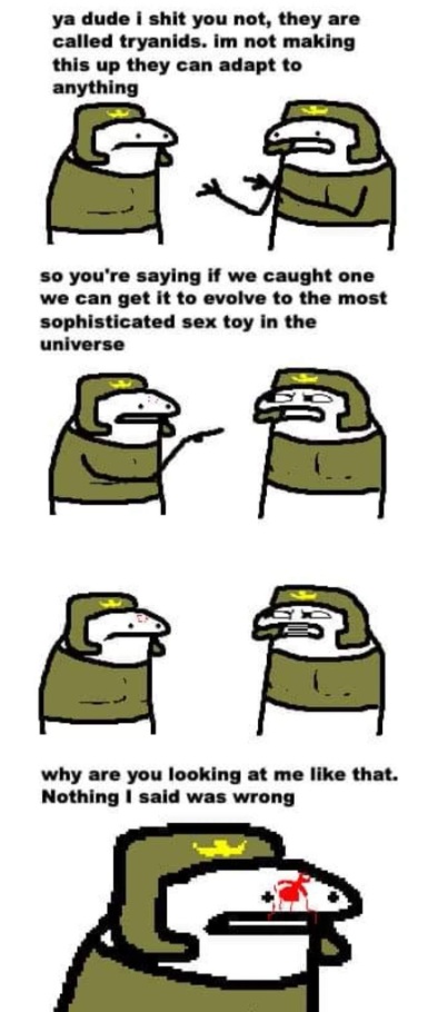 I like the way this guardsman thinks