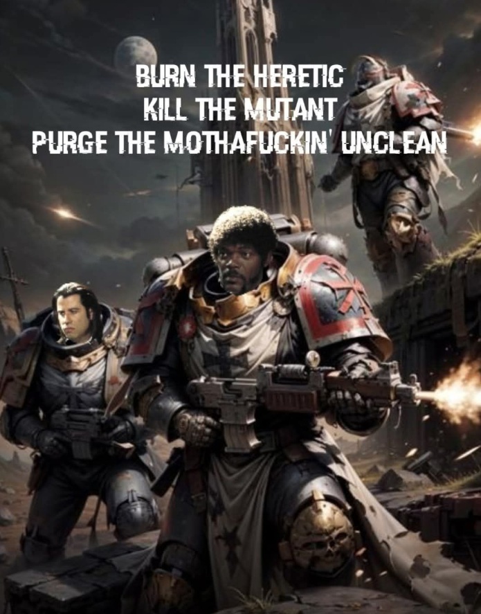 Another crusade around the corner. For the Emperor!