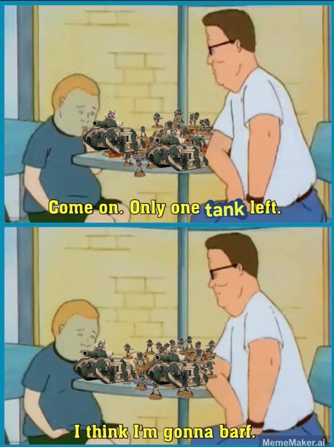 King of the Hill and Warhammer Meme