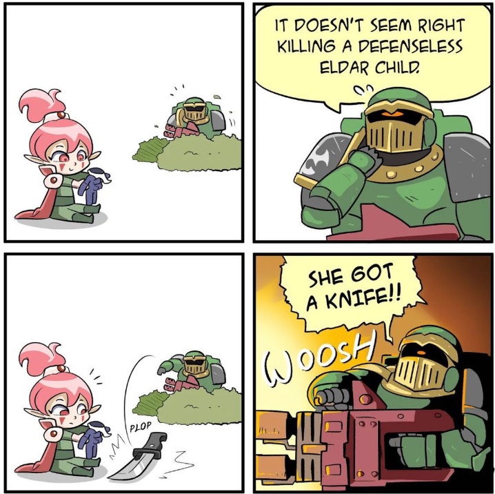 For the Emperor!