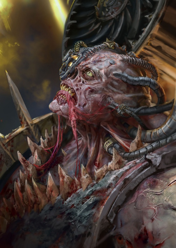 Chaos Marine Warhammer 40k Art