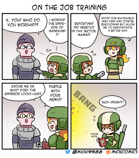 Warhammer 40k Heretic Questioning Gone Wrong