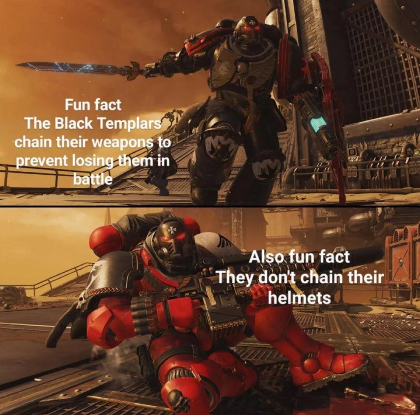 We used to call that dummy cording for the dummies that kept losing stuff, Warhammer Meme