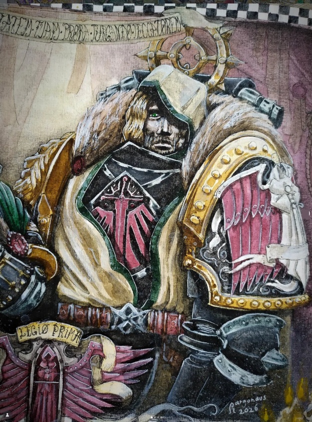 Lion El'Jonson Intricate Portrait