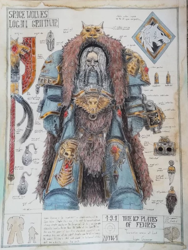 Logan Grimnar, Chapter Master of the Space Wolves