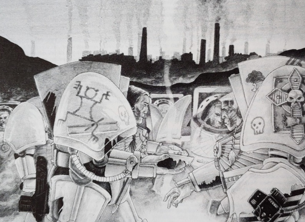 Space Hulk Deathwing Rulebook 1990 Oldhammer Art