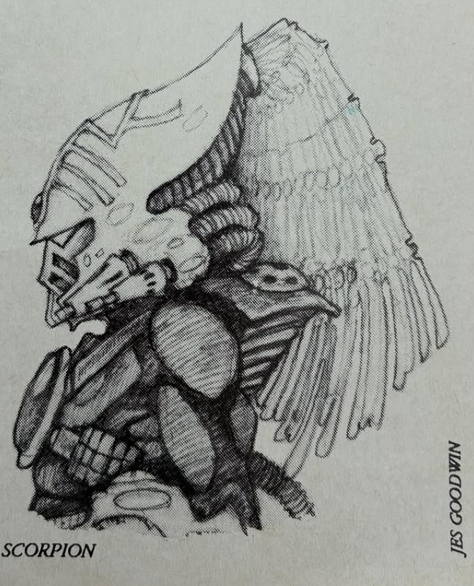 Eldar Scorpion Oldhammer Art