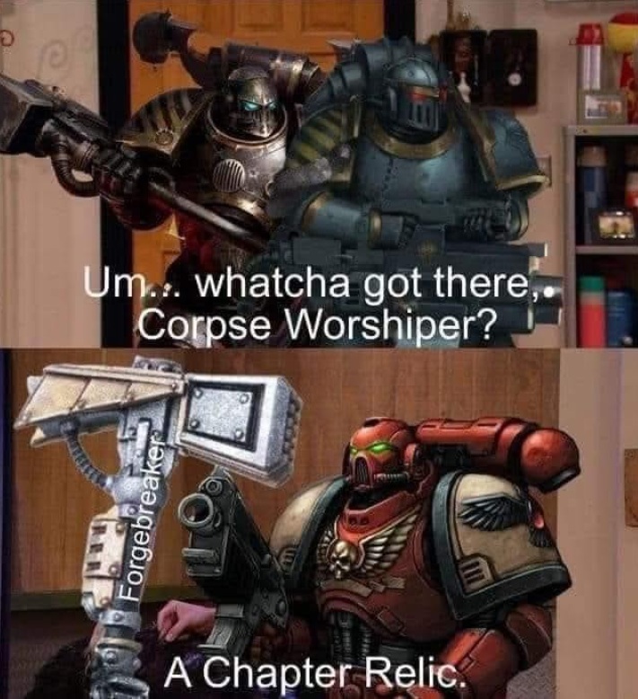 Umm...what you got there, Corpse Worshiper?