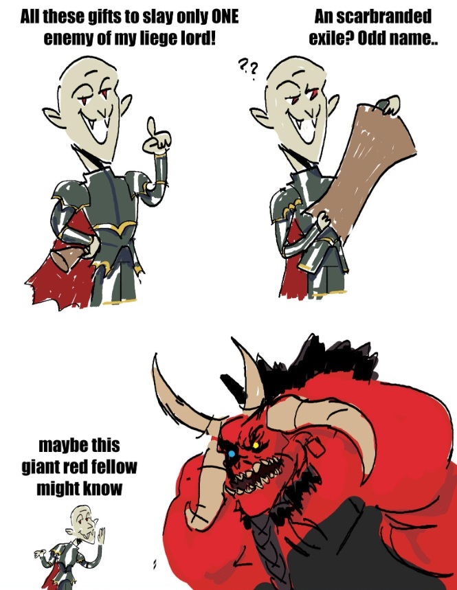 He's harmless...a Bloodthirster Warhammer Meme